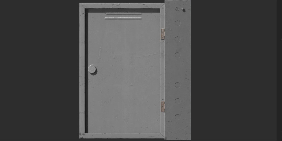 Rigged Power Box 3D Model Animated Utility Prop Low-poly 3D model_4