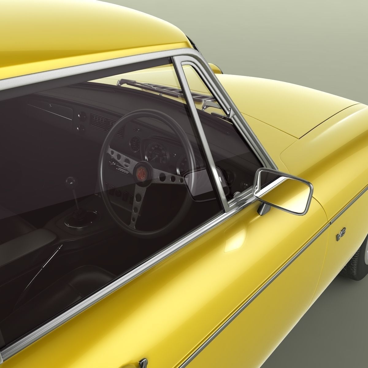 MG MGB GT V8 Coupe 3D model_8