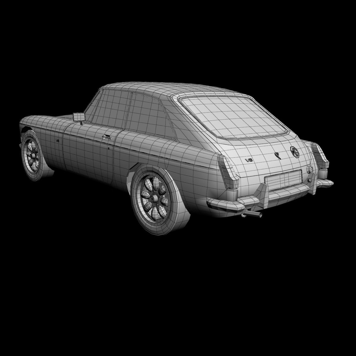 MG MGB GT V8 Coupe 3D model_14