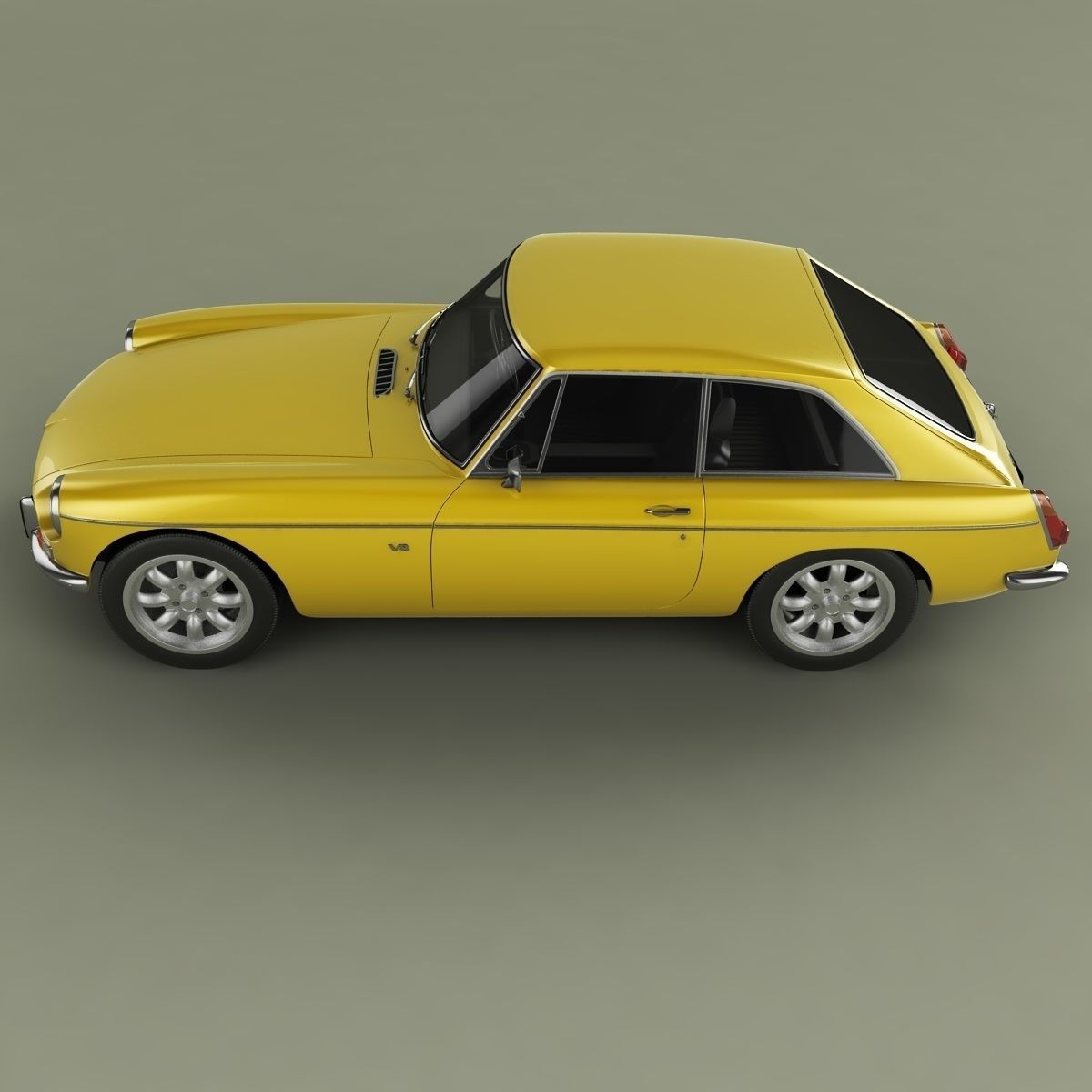 MG MGB GT V8 Coupe 3D model_6