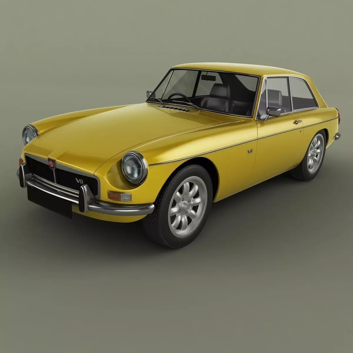 MG MGB GT V8 Coupe 3D model_0