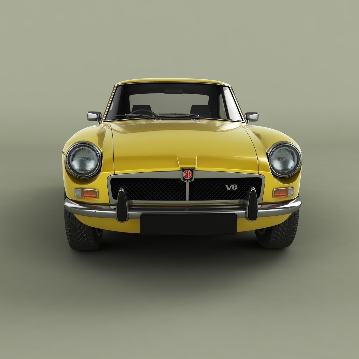 MG MGB GT V8 Coupe 3D model_4