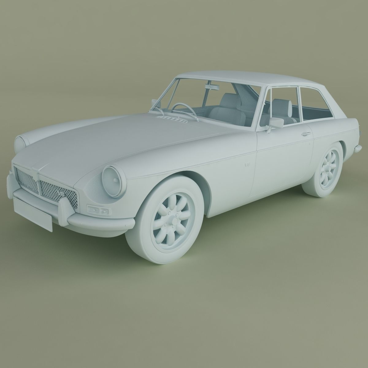 MG MGB GT V8 Coupe 3D model_9
