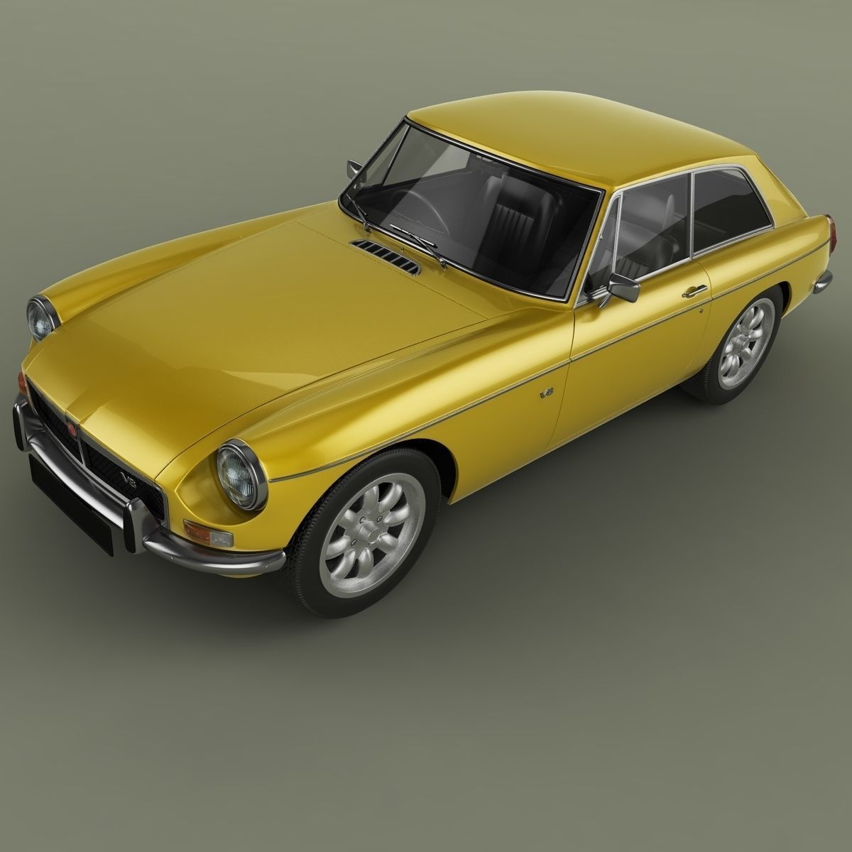 MG MGB GT V8 Coupe 3D model_5