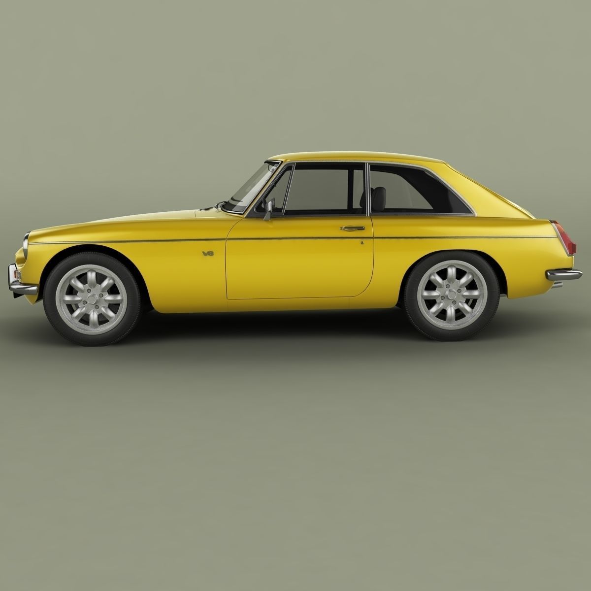 MG MGB GT V8 Coupe 3D model_1