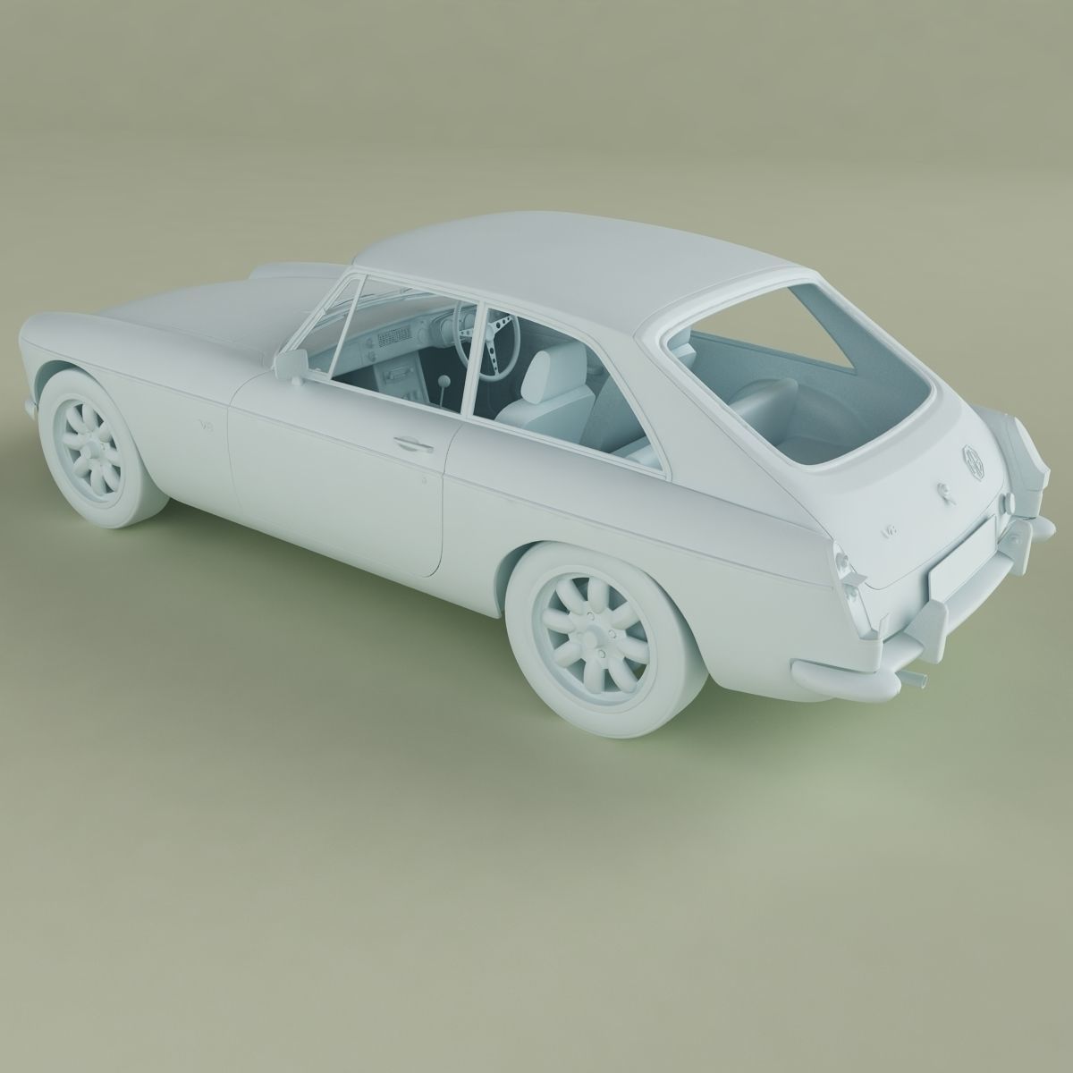MG MGB GT V8 Coupe 3D model_11