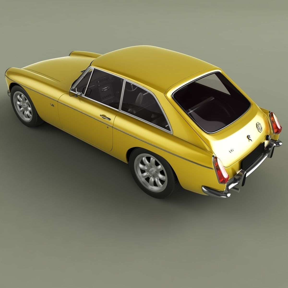 MG MGB GT V8 Coupe 3D model_7