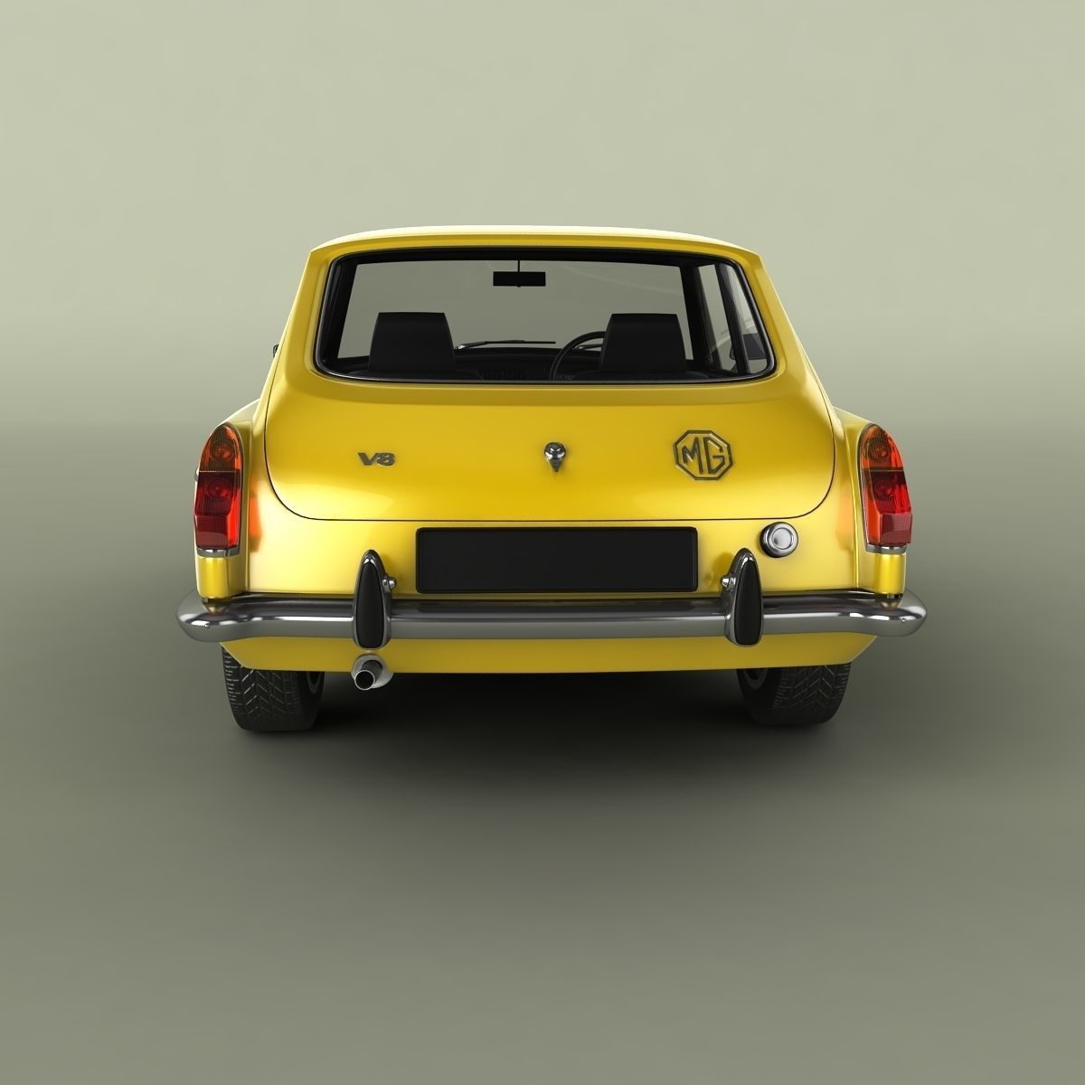 MG MGB GT V8 Coupe 3D model_3