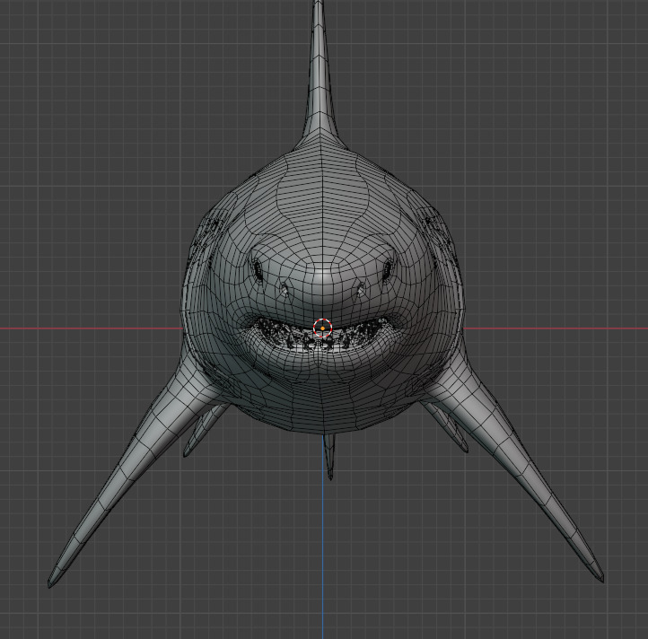Megalodon Animated  Low-poly 3D model_18