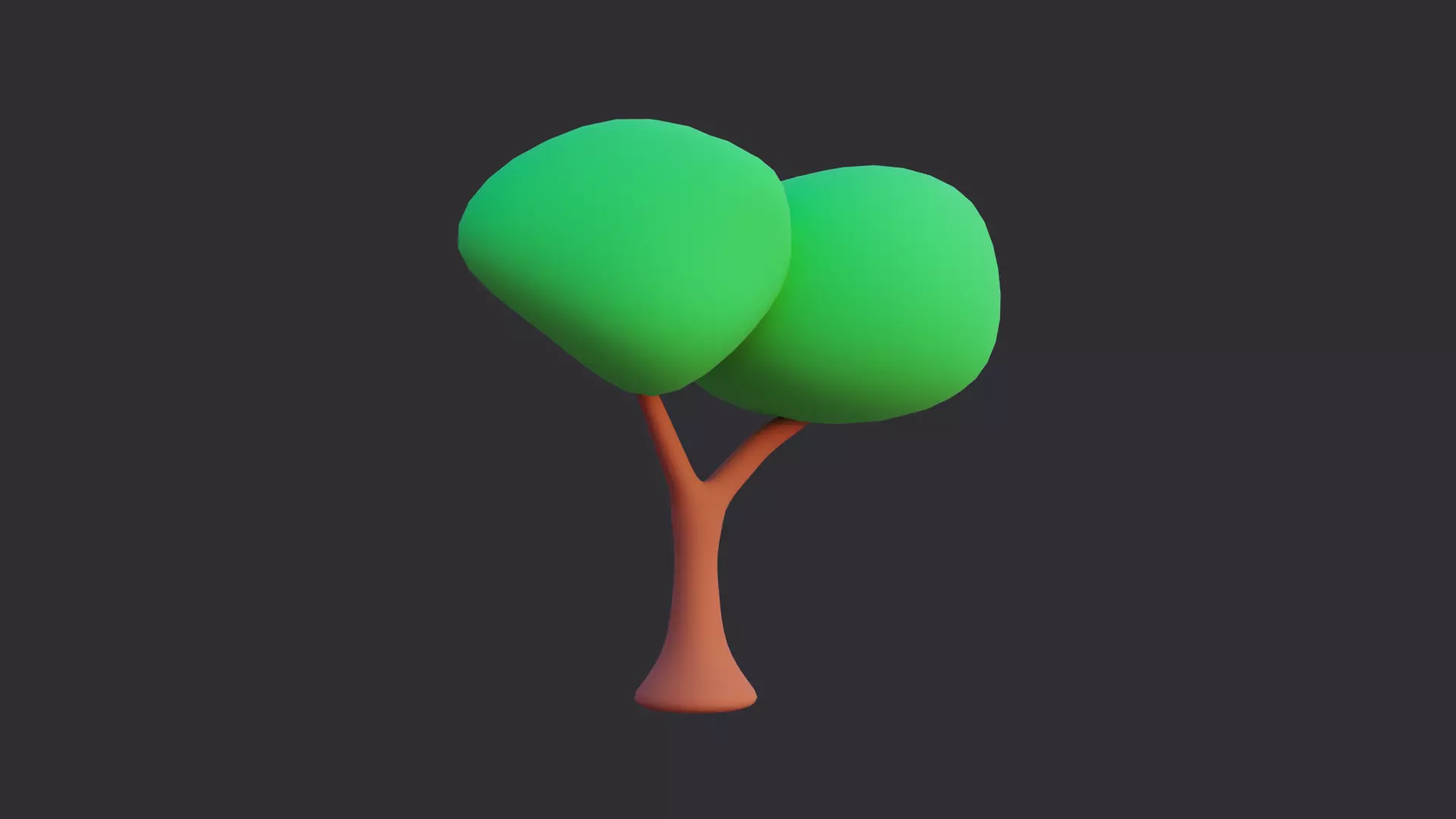 Low Poly Trees 3D model_0