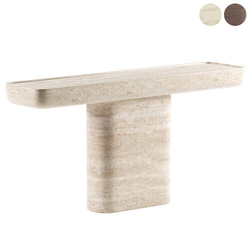 Vitolo Carved Console Table 3D model