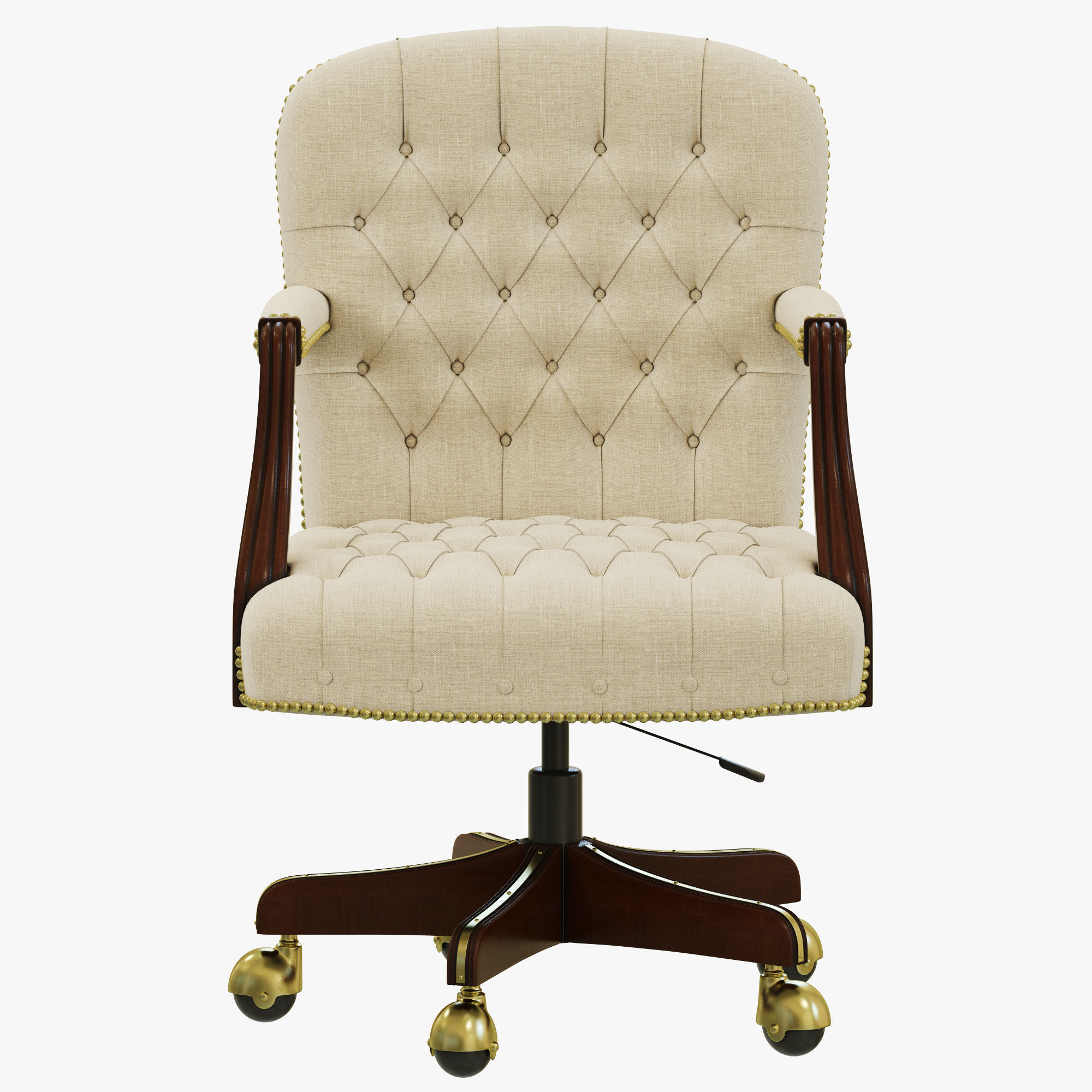 Francesco Molon SWIVEL CASTER ARMCHAIR P35 3D model_5