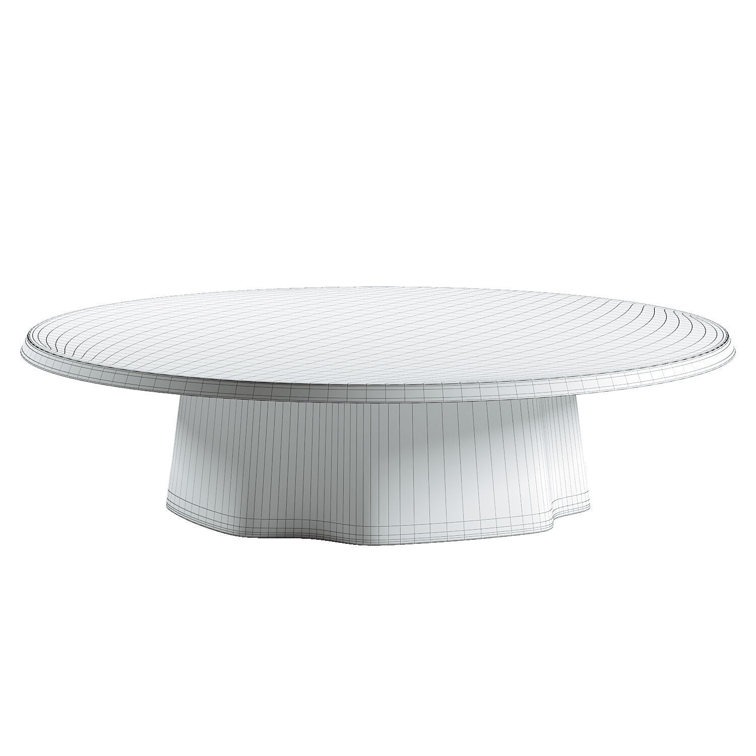 Kyoto Round Coffee Table 3D model_3