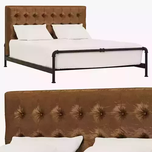 RH Teen Finlay Platform Bed 3D model