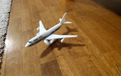 747 Airplane Kit Card 3D print model_14