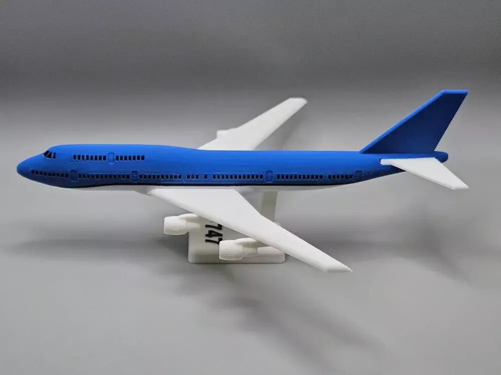 747 Airplane Kit Card 3D print model_0