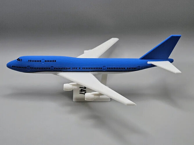 747 Airplane Kit Card 3D print model