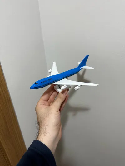 747 Airplane Kit Card 3D print model_13
