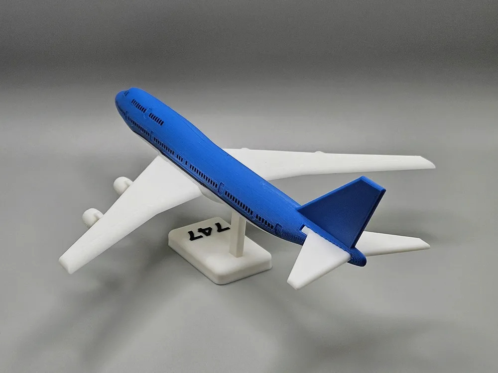 747 Airplane Kit Card 3D print model_9