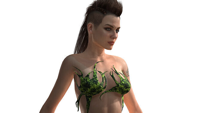 3D Fantasy Bra FBX  For iClone  Unreal Unity 1 3D model