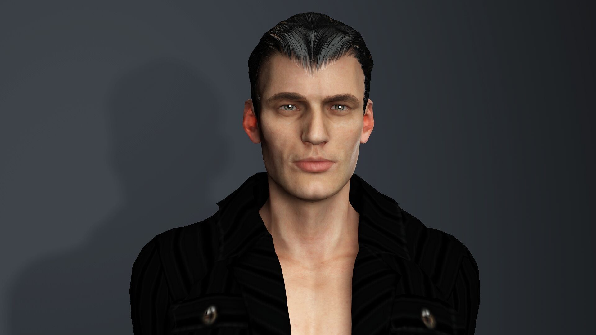 Realistic Male Character 3D Model 3D model_3