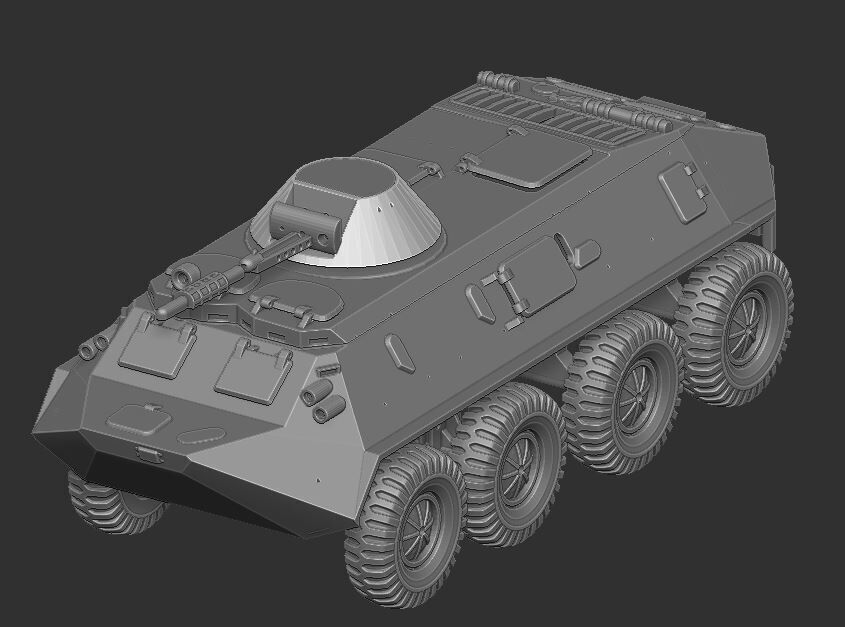 BTR60 3D print model_7