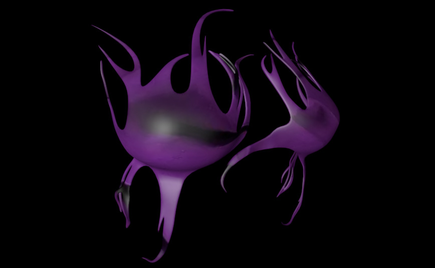 3D FBX Piece  Fantasy Female Bra 3 3D model_1