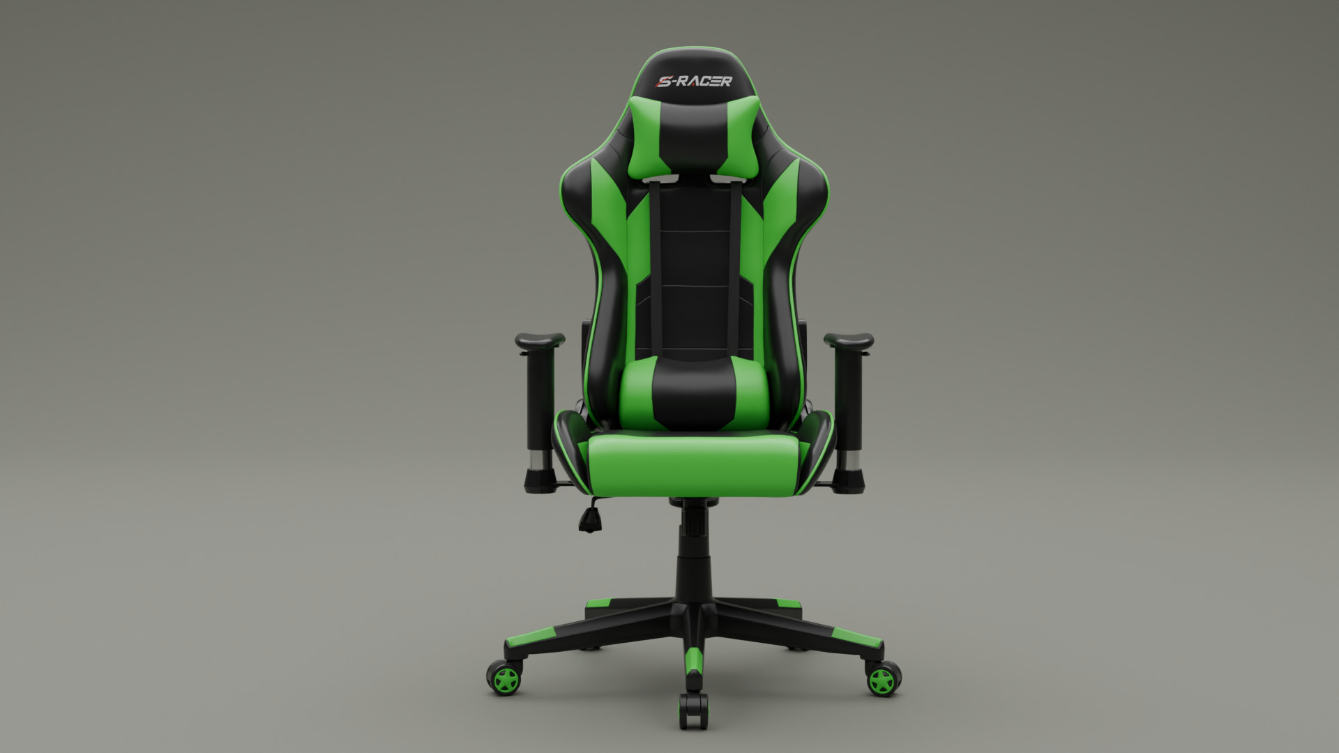 Gaming Chair Low-poly 3D model_1