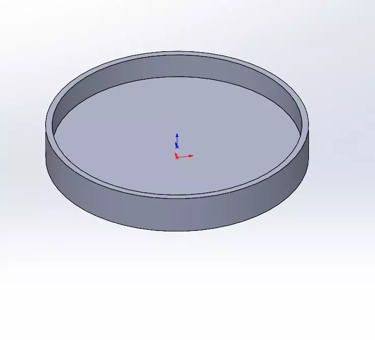 Cap from a cylindrical box Free 3D print model_0