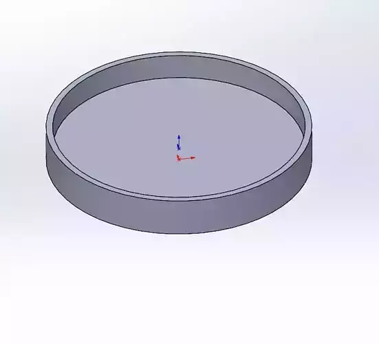 Cap from a cylindrical box