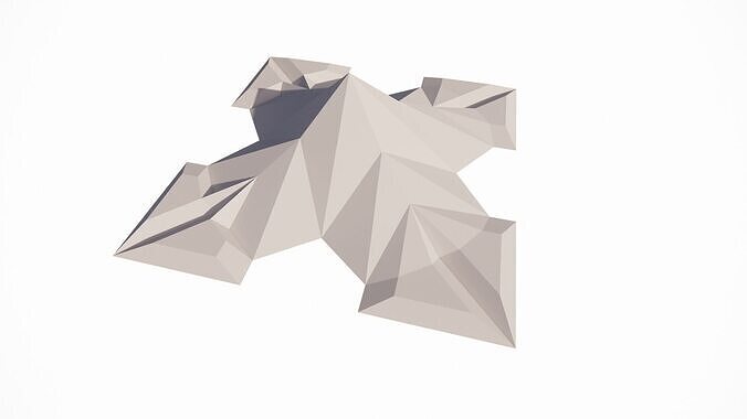 Triangle pyramids 3D algorithmic designs and forms 3D print model