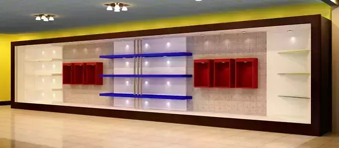 vitrin retail store with display case