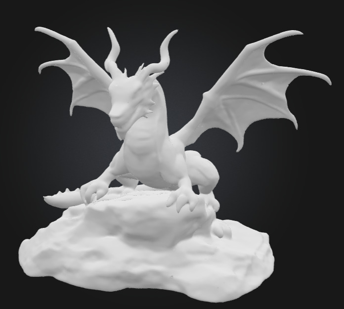 Isco the Ice Dragon - 3D Printable 3D print model_15