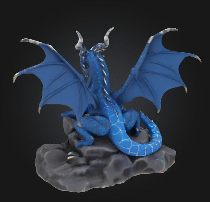 Isco the Ice Dragon - 3D Printable 3D print model_6
