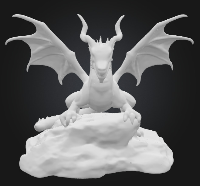 Isco the Ice Dragon - 3D Printable 3D print model_14