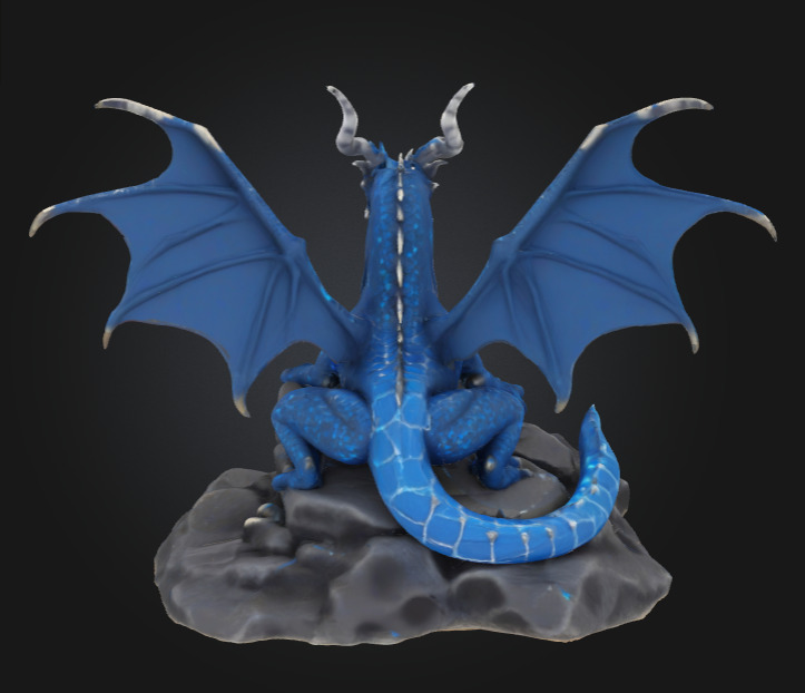 Isco the Ice Dragon - 3D Printable 3D print model_8