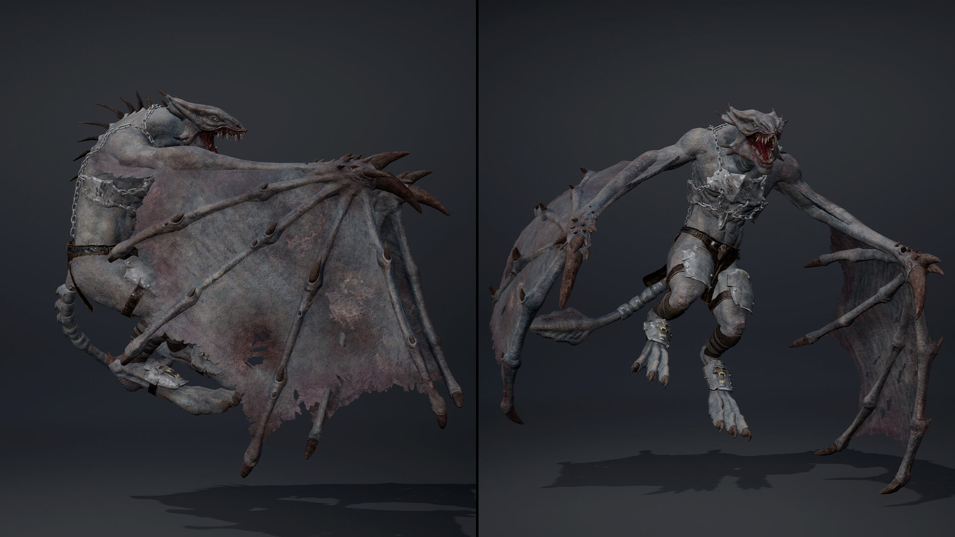 Mist Brutal Wing2 Low-poly 3D model_6