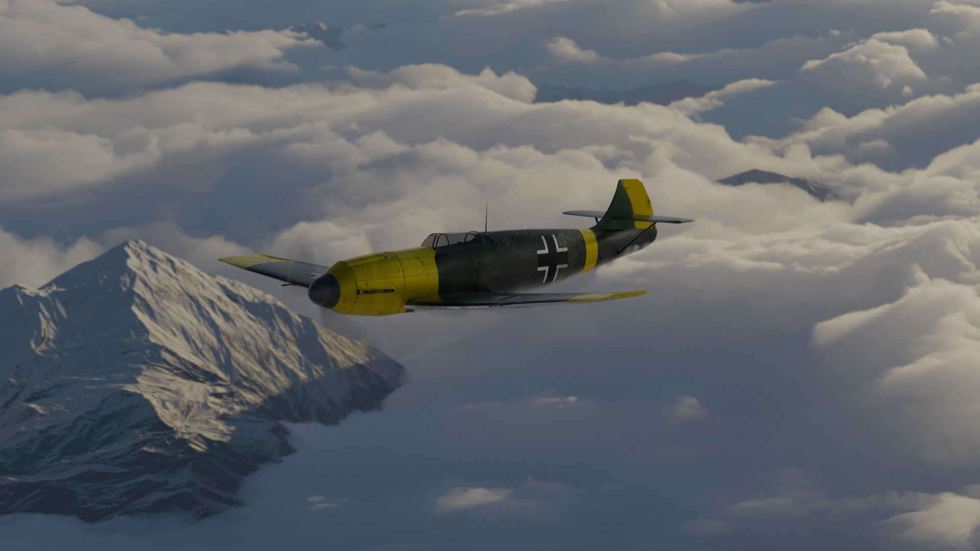 Messerschmitt Bf 109 3D model_2