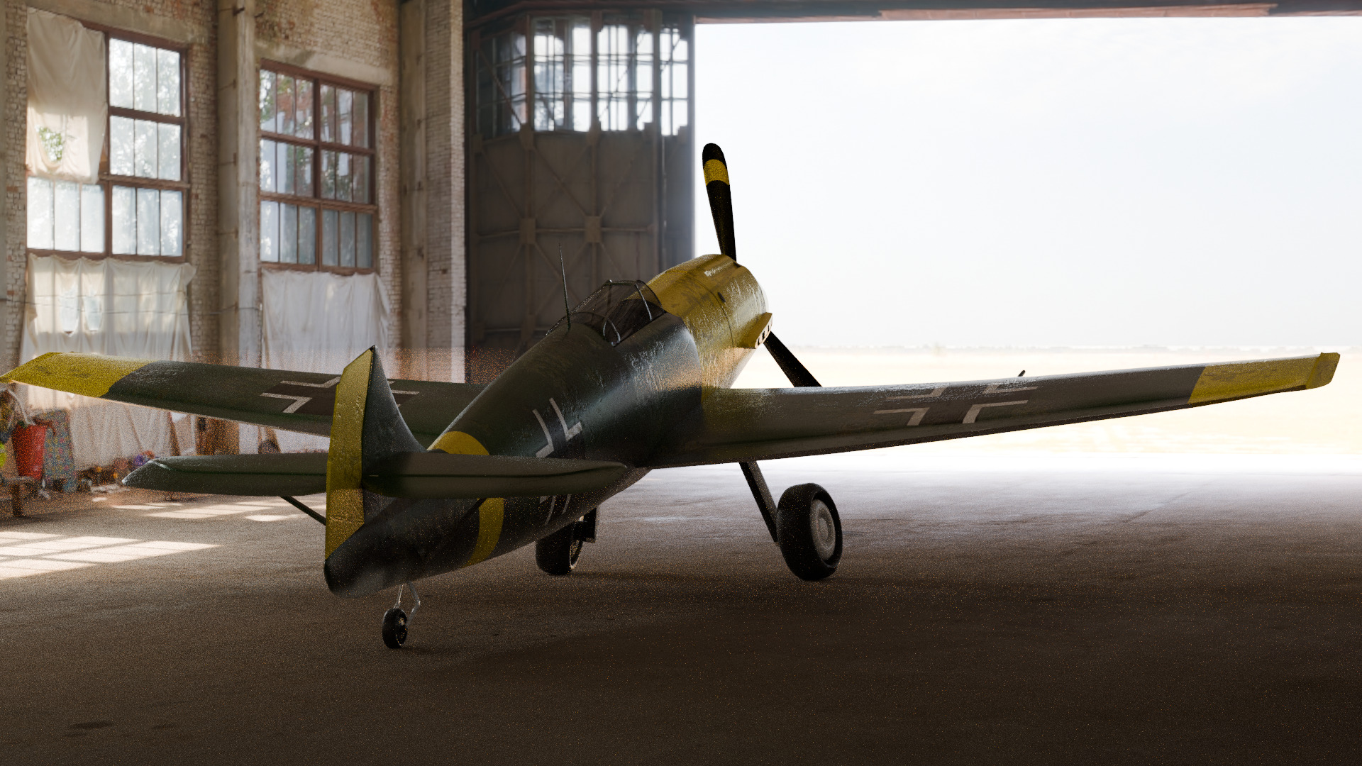 Messerschmitt Bf 109 3D model_1
