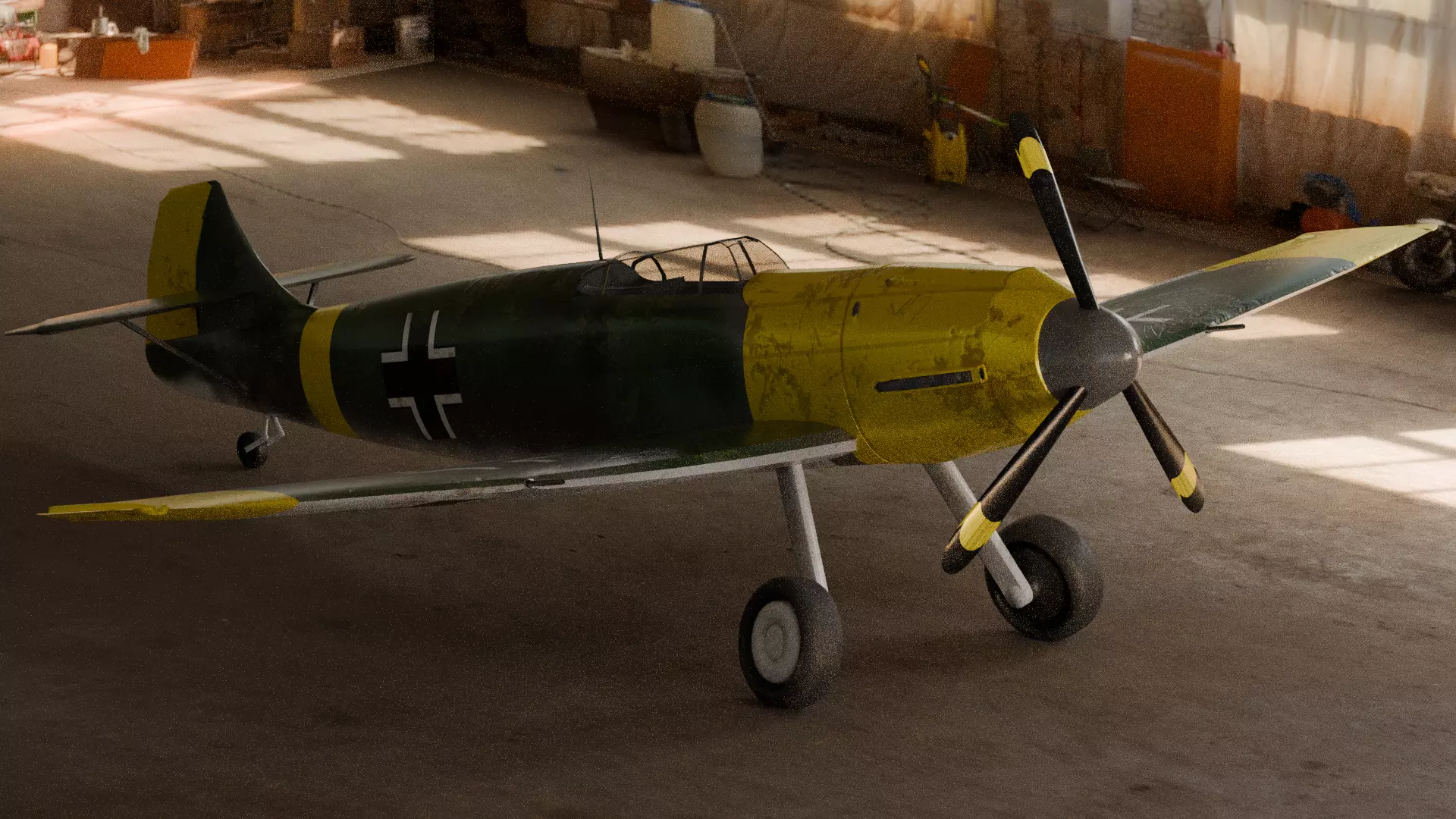 Messerschmitt Bf 109 3D model_0