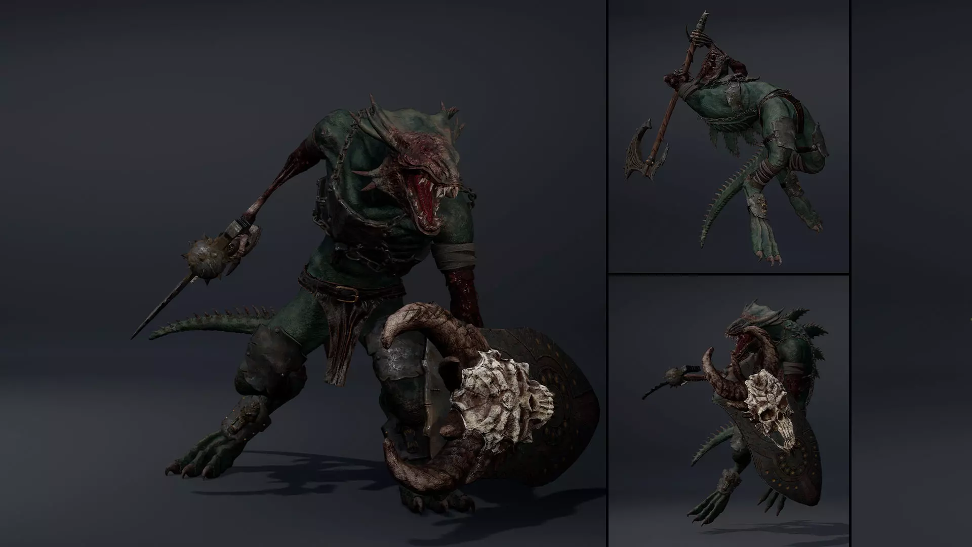 Mist Brutal Damaged Low-poly 3D model