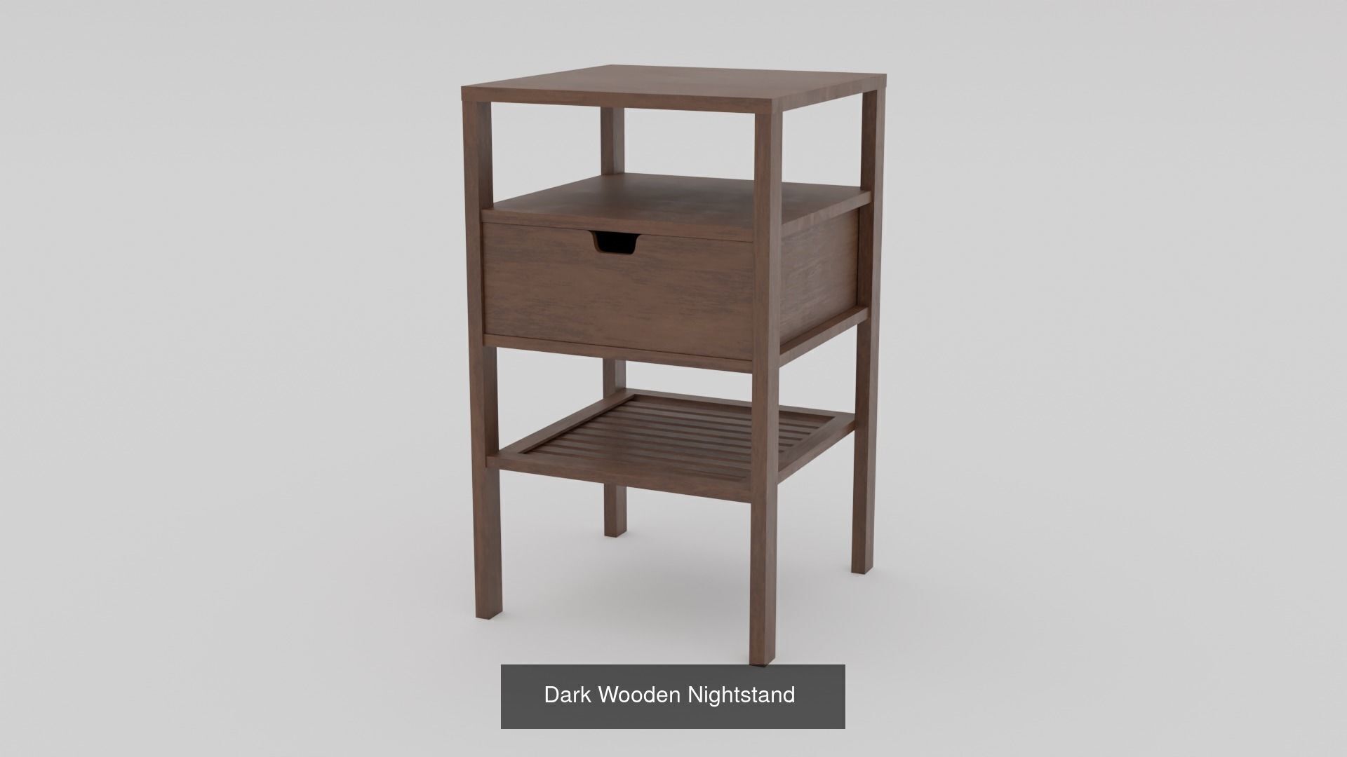 Bedroom Furniture 3D Pack  Nightstands and Dresser 3D Model Collection_2