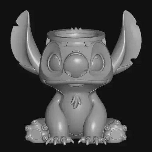 Stitch Planter from Lilo and Stitch 3D print model