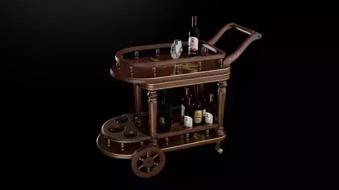Wine trolley