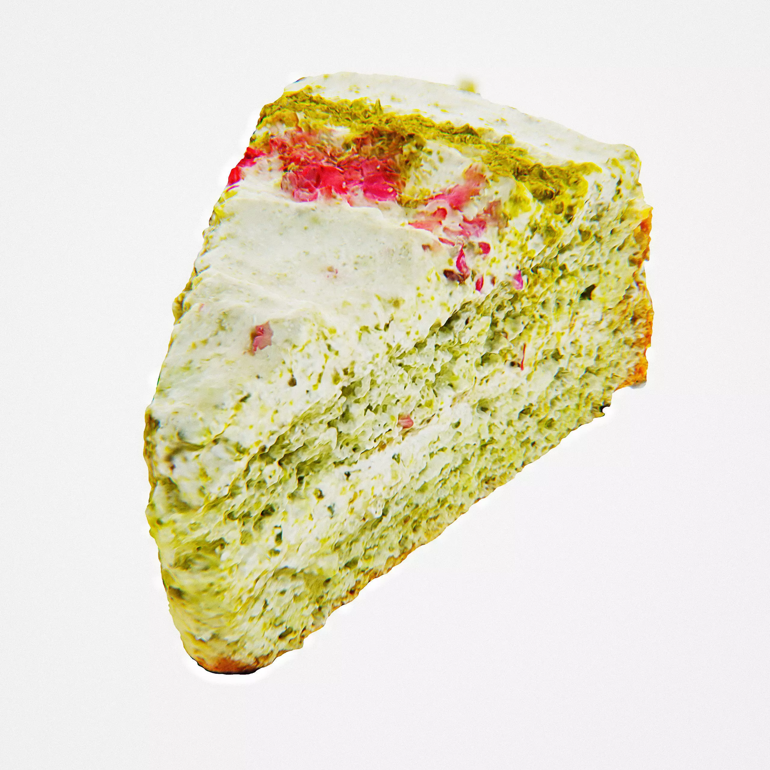 Pistachio Cake Realistic Scan 3d model Free 3D model