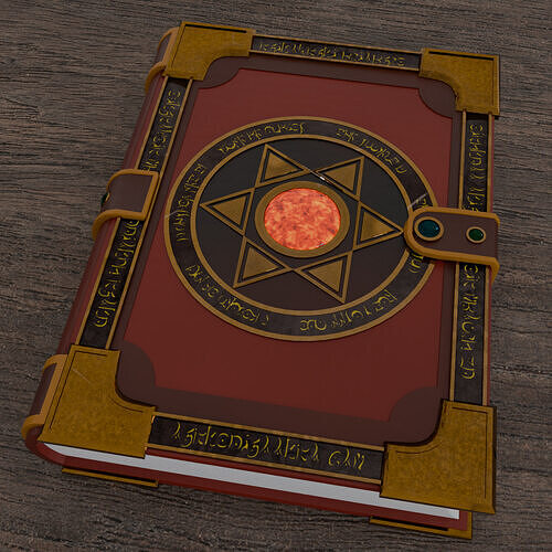 Magic Spellbook 3D model