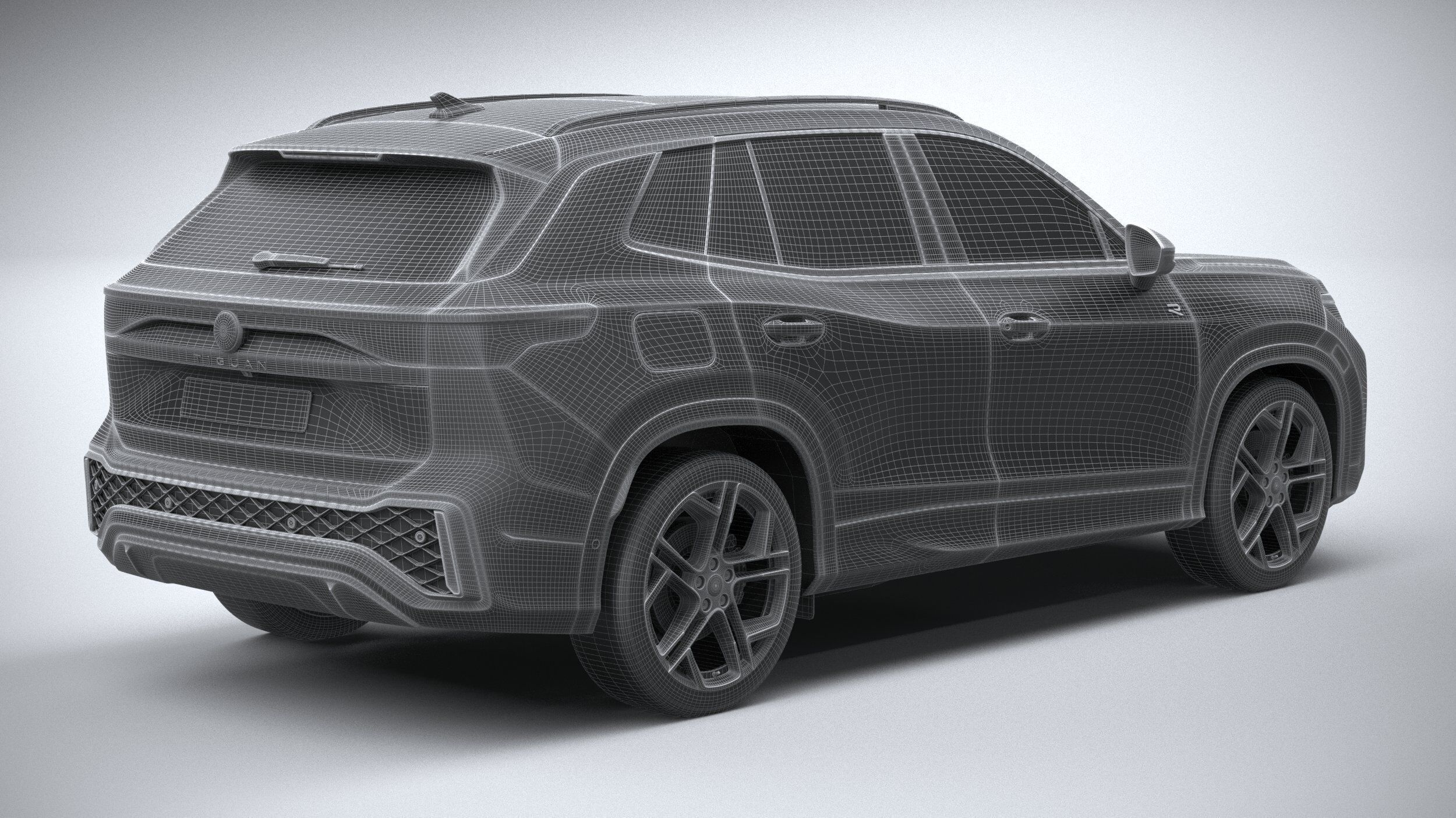 Volkswagen Tiguan R-Line 2026 3D model_27