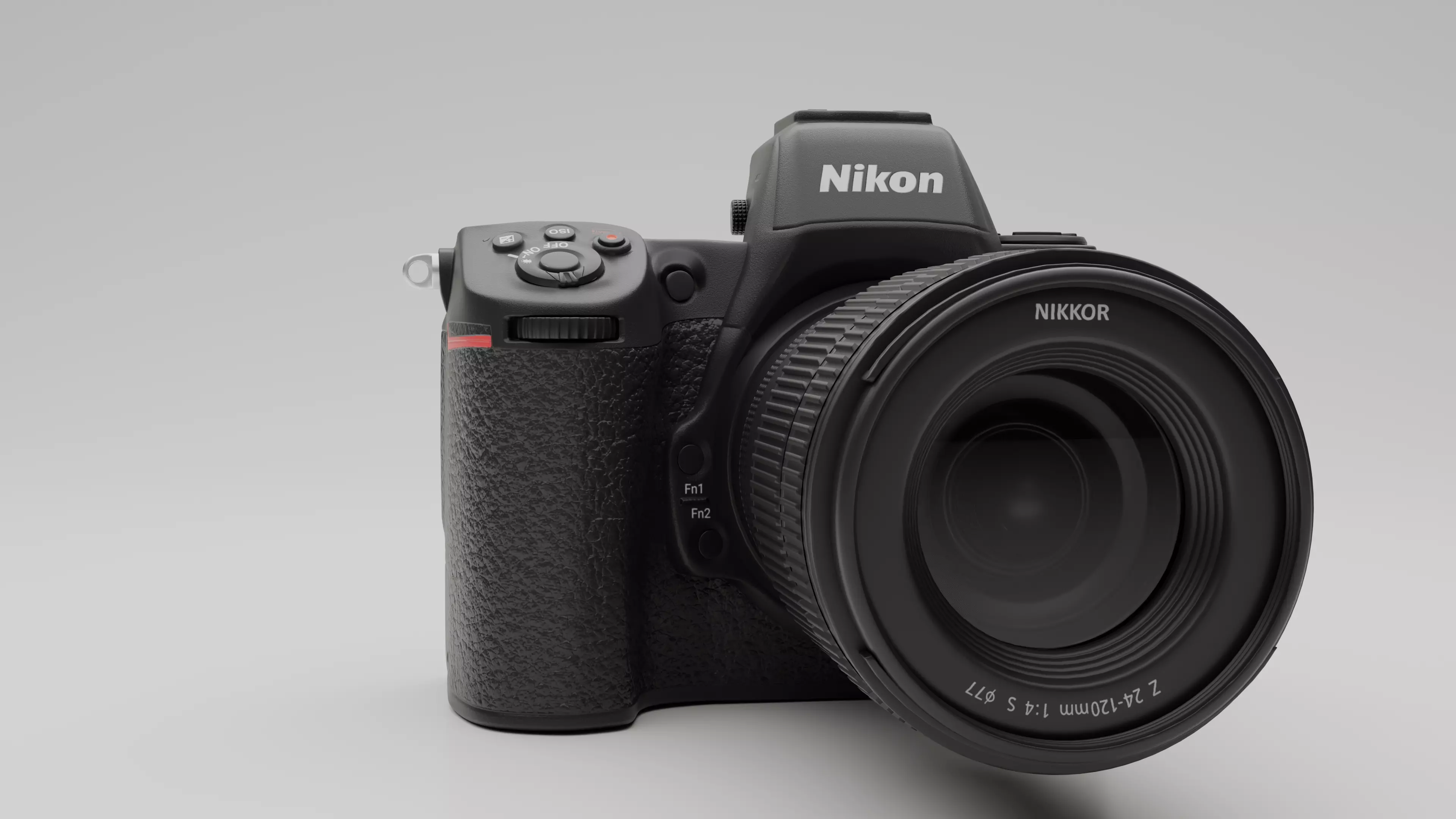 Nikon Camera Low-poly 3D model