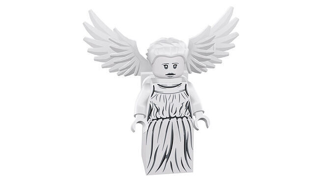 3D print minifigure - Weeping Angel  3D print model