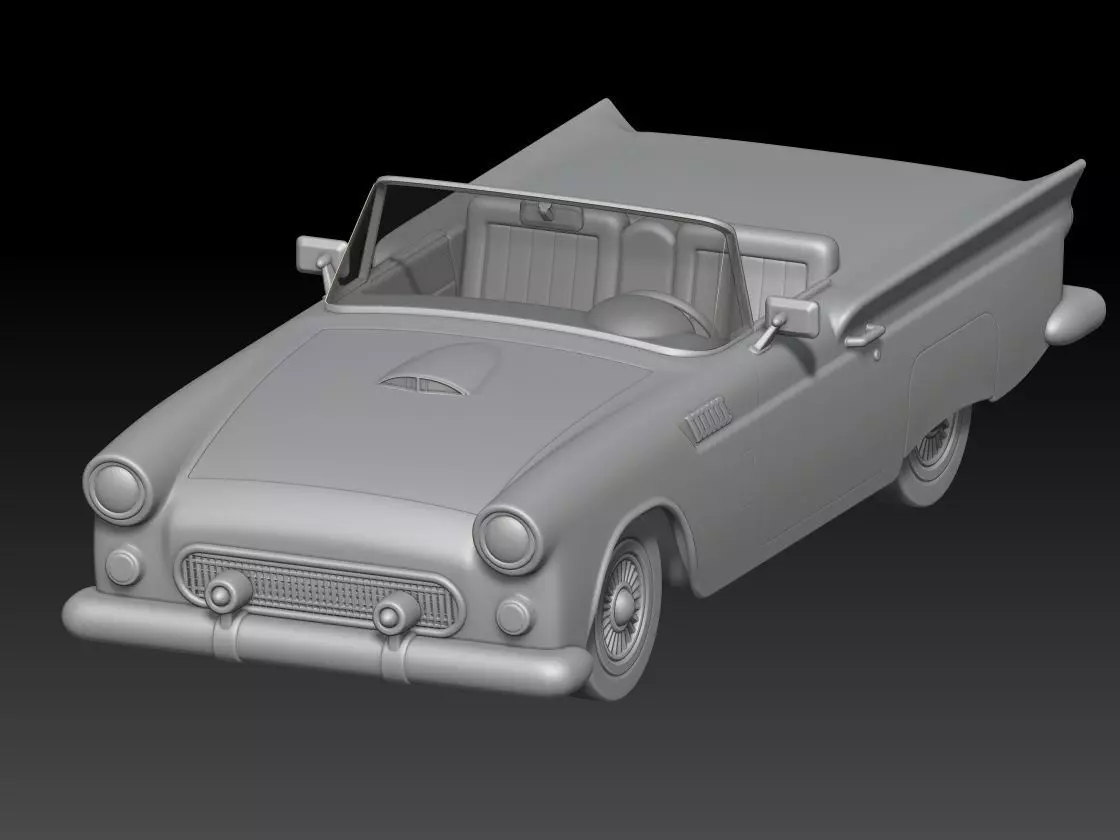 1955 thunderbird tunning 3D print model